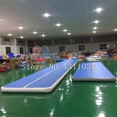 Free Shipping 10x2x0.2m Air Track Mat for Gymnastics Airtrack Tumbling Air Mats Inclined Air Beam Yoga Mat with a 1200w Pump
