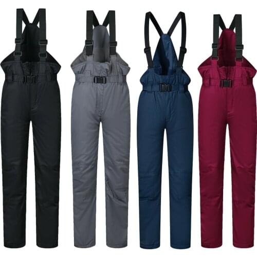 Ski Pants Kids Brands Boys And Girls 2019 New Outdoor Sports Windproof Waterproof Warm Winter Children Snow Snowboard Trousers