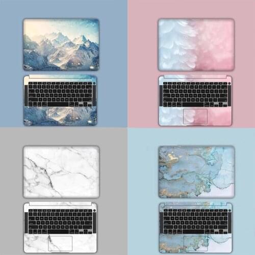 Marble Body Guard Protective Vinyl Decal Case Cover Skin For huawei matebook d15 d14 d 14 13 case for honor magicbook pro