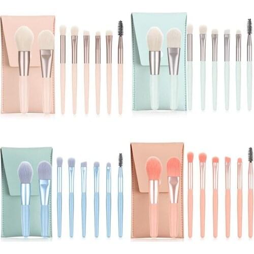 8pcs/set Product Makeup Brush Set Eye Brush Makeup Small Brush Multifunctional Beauty Tool Cosmetics Foundation New Hot