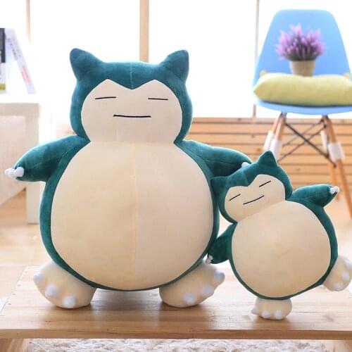 30cm 50cm Snorlax Plush Toy Cute Soft Plush Cushion Pillow Stuffed Animal Lovely Anime Plush Dolls Toys Christmas