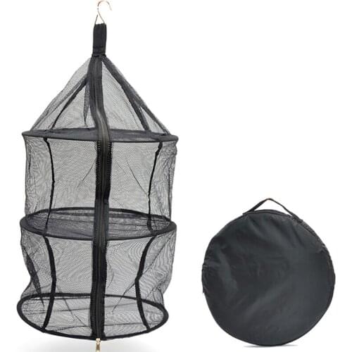 Portable Three-layer Folding Mesh Camping Dry Net For Bowl Cup Fork Foods Dish Outdoor BBQ Rack Shelf r