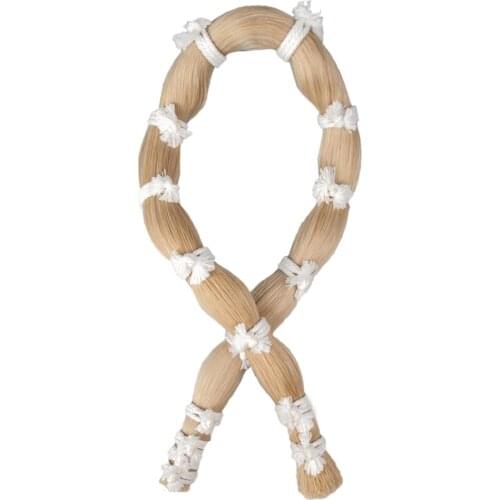 Durable 250g 1 Hank of 1/8 Violin Bow Hair Horse Tail for Violin Fiddle