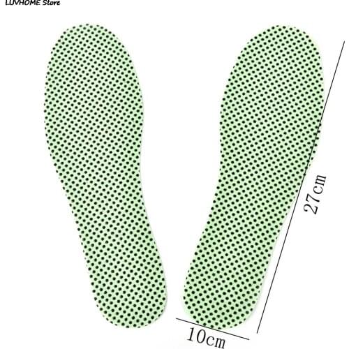 Self-heating Insoles Natural Winter Soles For Footwear Heated Insoles Warm Therapy Reflexology Light Tourmaline Insoles