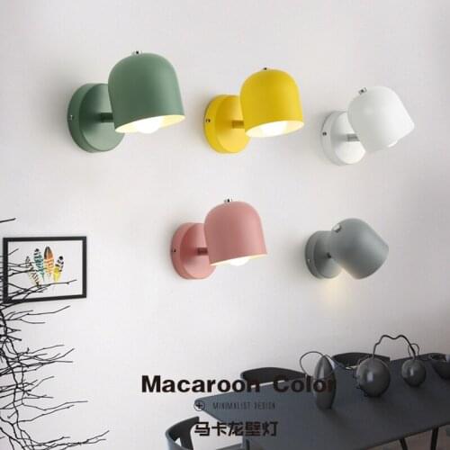 Bedroom contemporary and contracted sitting room balcony corridor marca dragon Nordic reading lamp setting wall lamp