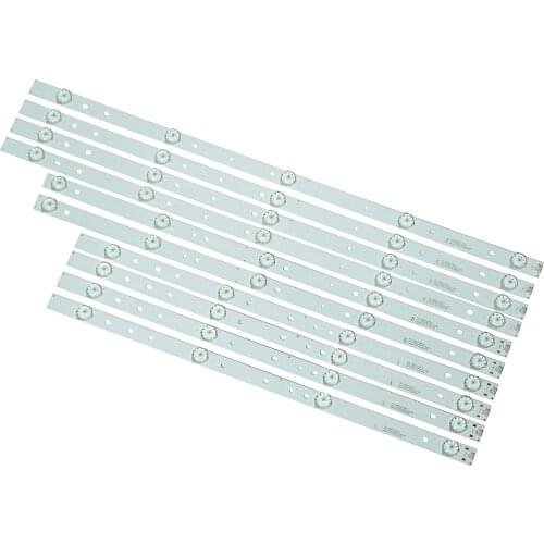 LED Backlight strip 5/4 lamps For AKAI 55'' TV AKTV551 JS-D-JP5520-A41EC B51EC C51EC (60416) MS-L0956