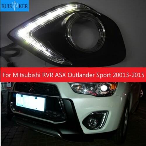For Mitsubishi RVR ASX Outlander Sport 2013-2015 LED DRL Running Lights Daytime Daylight 12v lamp car-Styling light
