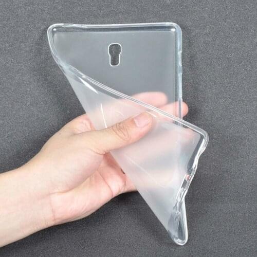 Tab S 8.4" SM-T700 Case For Samsung Galaxy Tab S 8.4 T700 T705 Cover 360 Full Protective Soft TPU Cover Clear Back Slim Cases