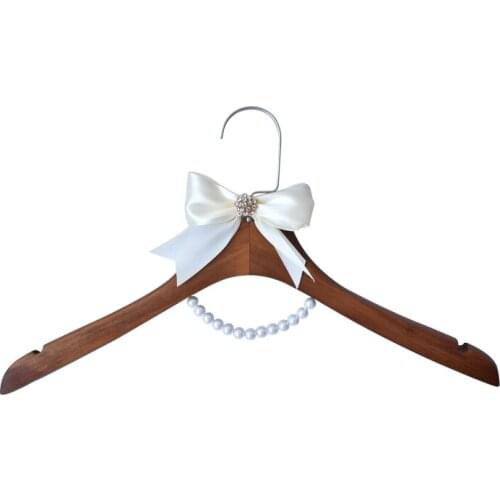 Ella Celebration Bride to Be wedding dress hanger wooden wire hanger, suitable for bridal gowns and dresses