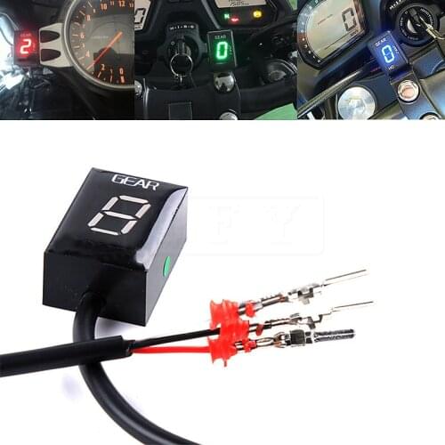 Motorcycle LCD Electronics 6 Speed 1-6 Level Gear Indicator Digital Gear Meter For Honda Crossrunner NT700V NT700 V 2006 - 2015