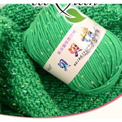 High Quality Baby Cotton Cashmere Yarn For Hand Knitting Crochet Worsted Wool Thread Colorful Eco-dyed Needlework