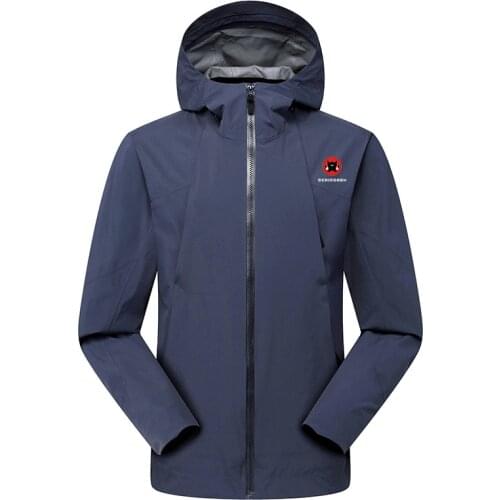 SCRIOSADH High quality Men Windbreaker Fully glued Jacket Outdoor Waterproof Windproof Mountain Climbing Skiing Trekking Jacket