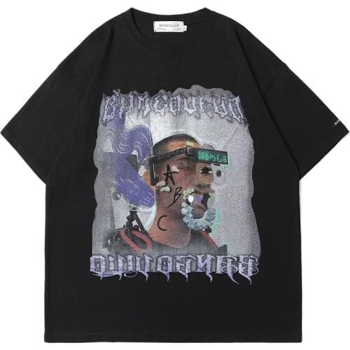 Funny Dentist Printed T Shirt Men Harajuku Hip Hop Tshirt 2021 100% Cotton Tops Tees Streetwear Loose Casual Male T-shirts