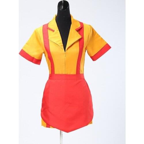 Women Waitress Uniform Cosplay Fancy Dress Party Costume