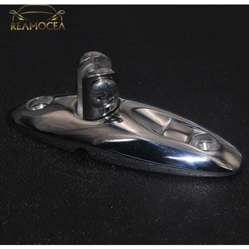 Reamocea 1Pc Stainless Steel Hatch 360 Degree Swivel Quick Release Hinge Mount With Pin Bolt Hardware For Marine Boat Yacht