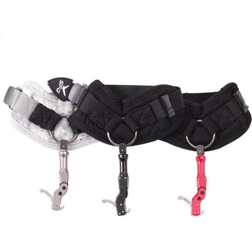 1pc Archery Compound Bow Wrist Release Shooting Trigger With Adjustable Strap Caliper Release Aid