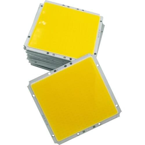 10pcs 100mm 95mm 50W 12V DC Square LED COB Strip White Warm White LED FLIP Chip on board For Car Light COB led Strip lamp