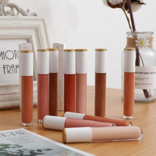 10pcs Private Label High Quality Waterproof Makeup 25 Colors Shiny Lipgloss OEM Liquid Gloss Vegan Glossy Clear Wholesale