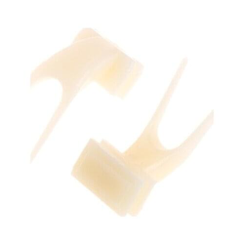 2Pcs Birds Parrots Fruit Fork Pet Supplies Plastic Food Holder Feeding On Cage