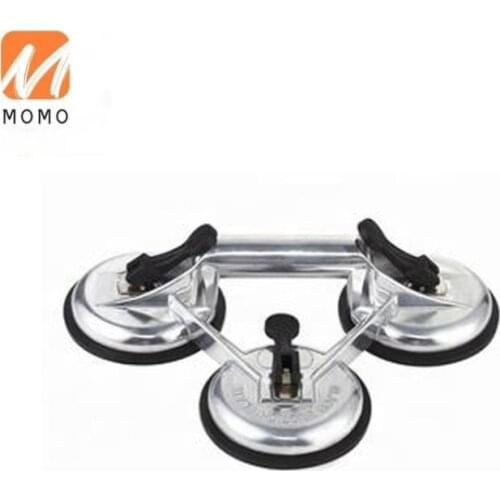 3-cups alloy glass moving manual vacuum cups and suction cups