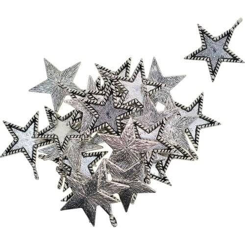 30pcs Star Shape Resin Charms Cabochon Settingdant Blank Base Findings