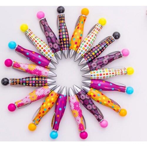 48pcs/lot cute cartoon creative stationery bowling ball ballpoint pens short fat students party promotion gift