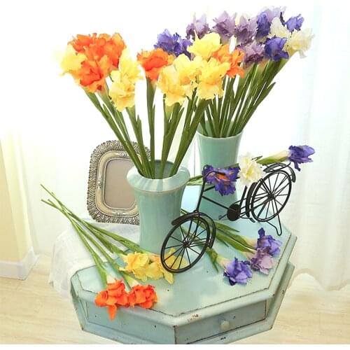 60cm high 5pcs artificial Irises flower&artificial Iris&artificial Persian Fleur de Lys&fleur-de-lis&artificial flower-de-luce