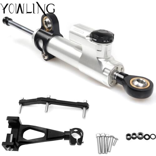 Motorcycle Accessories Adjustable Steering Stabilize Damper Bracket Mounting kit Fit for YAMAHA MT-09 MT09 MT 09 FZ-09 2013-2017