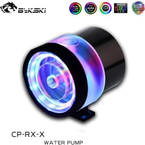 Bykski DDC Water Pump 400L/H RGB Quiet Pump 3M Head Tranperant Silent Water Cooler Parts 4000rpm 5V3PIN/12V4PIN 4000rpm CP-RX-X