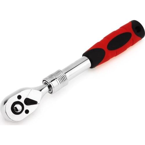 Flexible Ratchet Wrench 3/8" Tiger Wrench Allen Key Length Telescopic Socket Wrenches 72 Teeth Ratchet Spanner Wrench Hand Tool