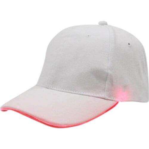 Hip-hop Baseball Hat LED Luminous Lamp Cap Banquet Ball Club Shadeable Cool Solid Color Hat