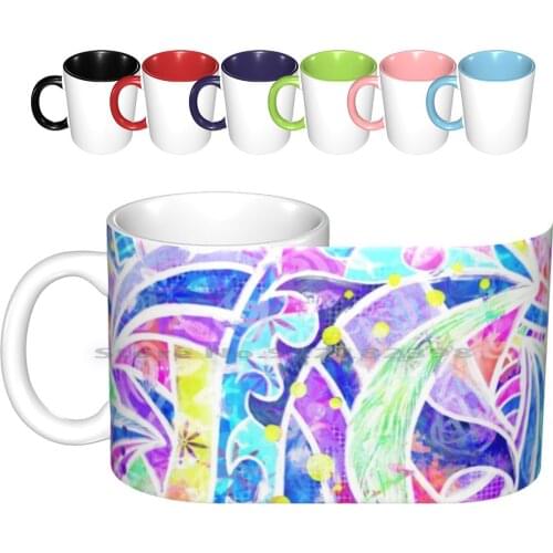 80’s Graffiti Waves Ceramic Mugs Coffee Cups Milk Tea Mug Surf Surfing Beach Beach Fashion Beach Life Surfer Summer Summer