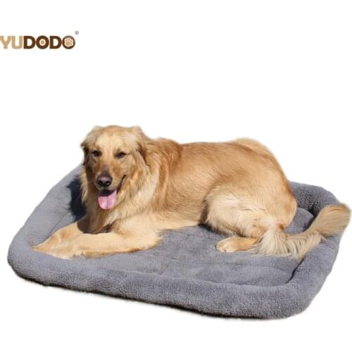 Large Dog Beds Gray Warm Soft Blanket For Small Medium Pet Cat Sleeping Mat Mattress Cushion 95*68cm/80*60cm/65*45cm/55*35cm