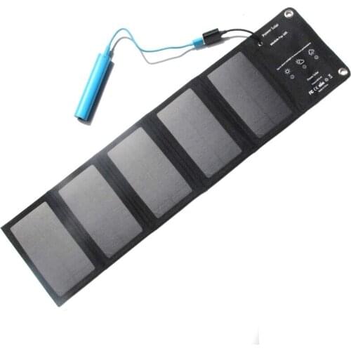 High Power Outdoor small Solar Panel Folding Waterproof 10W 5V Sun Power Solar Cells Charger For Iphone/Mobile Backpack Camping