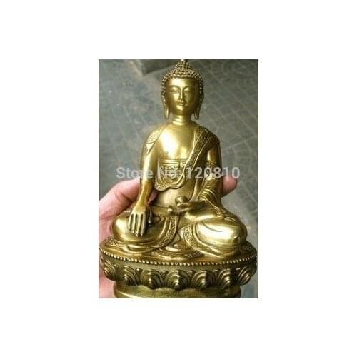 Copper Buddha Bronze Statue In the lotus estrade