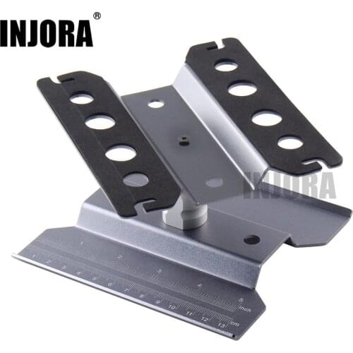 Metal Repair Station Work Stand Assembly Platform for 1/10 1/8 RC Car Traxxas TRX-4 Axial SCX10 90046 D90 RC Crawler Tamiya HSP