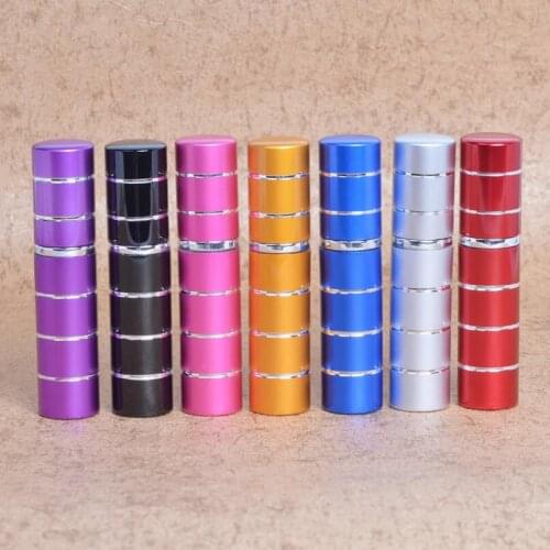 New 5ML Travel Perfume bottle Atomizer Refillable Pump Spray Portable Bottle 7 Color Optional LX6272