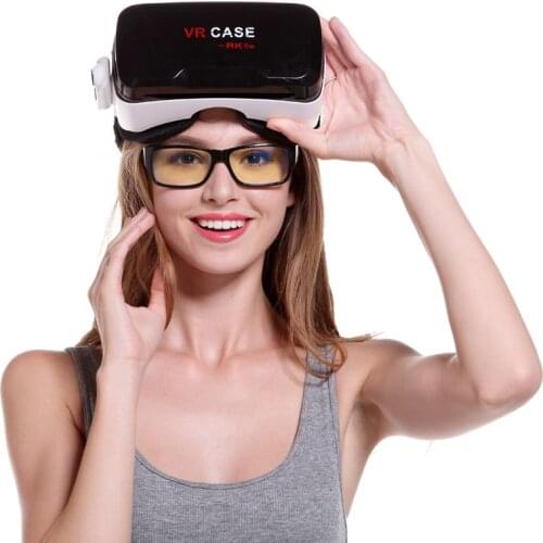 Original Vr Case 6 Leather Cardboard Helmet Virtual Reality Glasses Stereo Headphones Mobile Phone Ultra Hd Is Super R