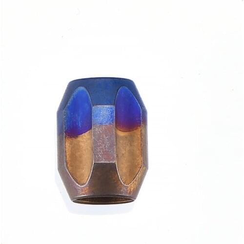 A Colorful Series Titanium Alloy Knife Beads Pendant Outdoor Knife Lanyard Pure Titanium Camping Gear Survival EDC