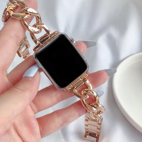 Stainless Steel Strap for Apple Watch 6 4 Se 3 Band 38mm 42mm 44mm 40mm for Apple Watch Series 5 40mm Strap Band Bracelet Belt