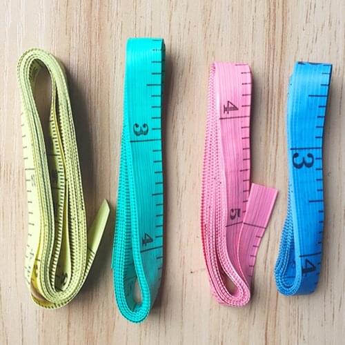 3pcs Useful Body Measuring Ruler Sewing Tailor Tape Measure Soft 1.5M Sewing Ruler Meter Sewing Measuring Tape Random Color
