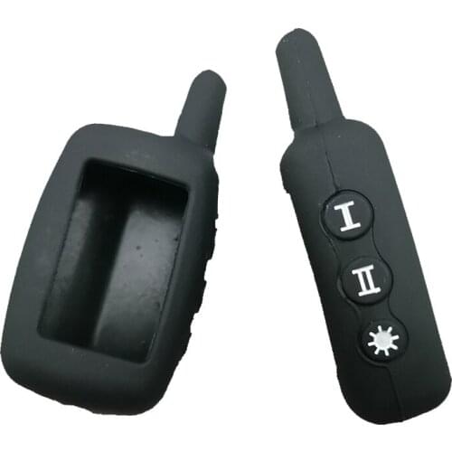 Silicone Key Cover For Starline A4 A6 A8 A9 V5 24v Russian Two Way Car Alarm Keychain Transmitter Lcd Remote Control Accessories