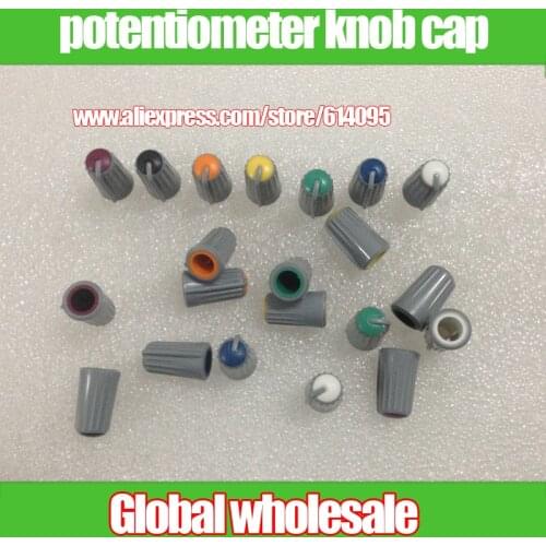 49pcs for Yamaha behringer Soundcraft mixer potentiometer knob cap / Half axle switch audio adjustment cap 270 degrees