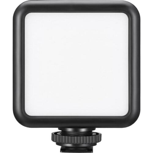 VL49 Mini LED Video Light Photography Lamp 6W Dimmable 5500K with Cold Shoe Mount for Canon Nikon Sony DSLR Camera Lamps