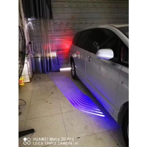 RQXR led welome light angel wing ground blanket lamp daytime running light for saab ssangyong subaru suzuki toyota volkswagen