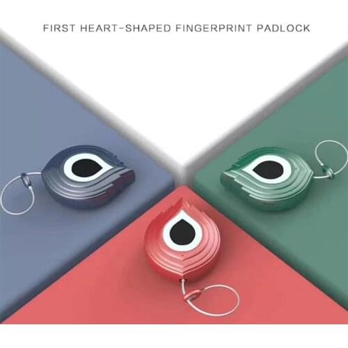 O20 Fingerprint Padlock Smart Fingerprint Padlock Cabinet Lock Cabinet Lock Anti-Theft Lock Smart Quick Unlock