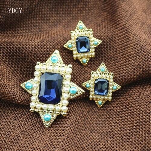 YDGY antique Pearl Brooch Pendant ear clip ear nail Brooch suit