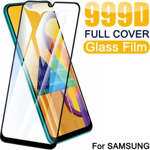999D Tempered Glass For Samsung Galaxy A30 A50 Screen Protector Glass Samsung A10 A20 A40 A60 A70 A80 A90 M10 M20 M30 M40 Glass
