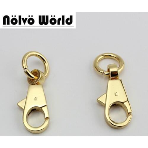 50pcs 13X50mm gold silver thick snap hook for strap removable webbing,alloy clasp Hooks for bags handbags belts strapping