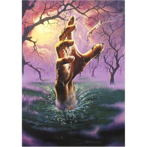 Different world palm pattern 5D DIY full diamond cross stitch diamond mosaic home decoration